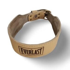 Vintage Everlast Leather Weightlifting Belt Model 1012 Large Made in USA